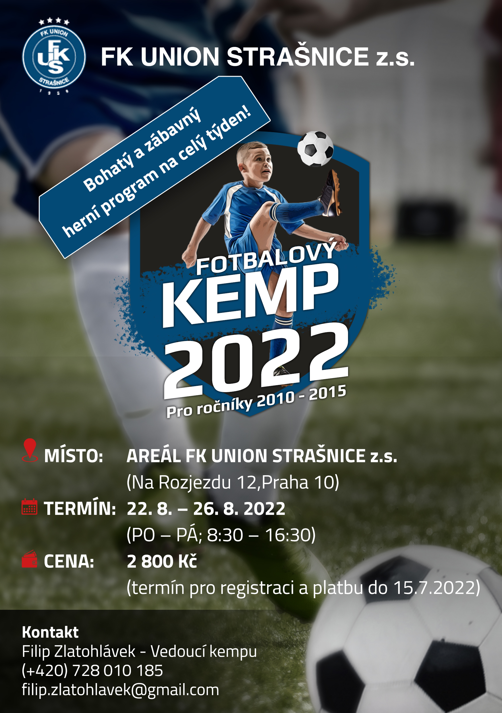 Letní fotbalový kemp 2022!